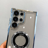 Magnetic Clear Plating Case for Samsung